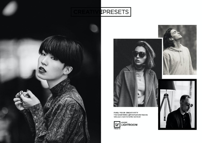 Vintage  Black and White Lightroom Film Presets